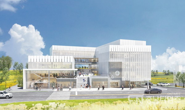 공주시 복합커뮤니티센터 조감도 사진