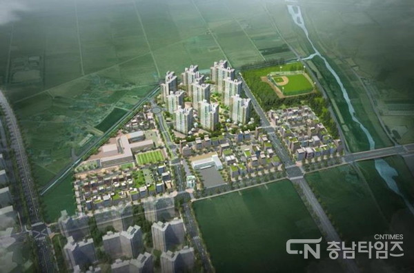 아산 모종2지구 도시개발사업 조감도