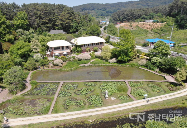 천리포수목원 모습.