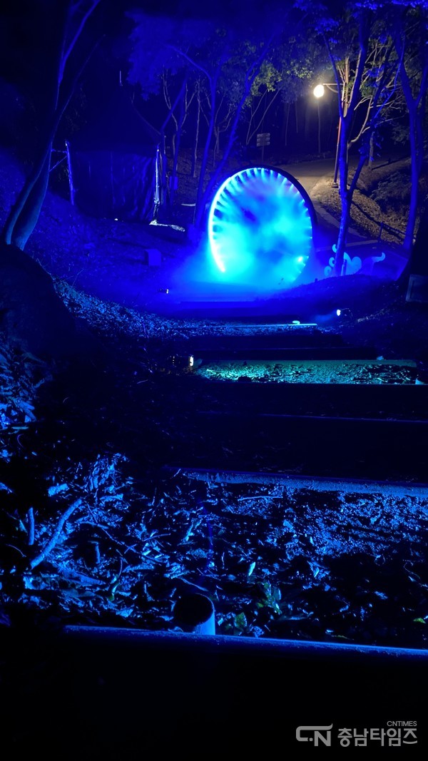 부여 세계유산 미디어아트 페스티벌 주요 장면. 사진=부여군