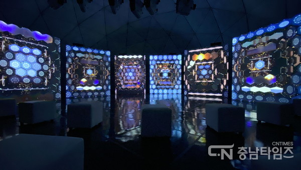 부여 세계유산 미디어아트 페스티벌 주요 장면. 사진=부여군