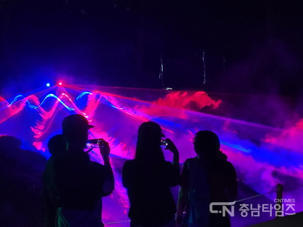 부여 세계유산 미디어아트 페스티벌 주요 장면. 사진=부여군