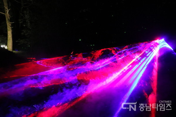 부여 세계유산 미디어아트 페스티벌 주요 장면. 사진=부여군