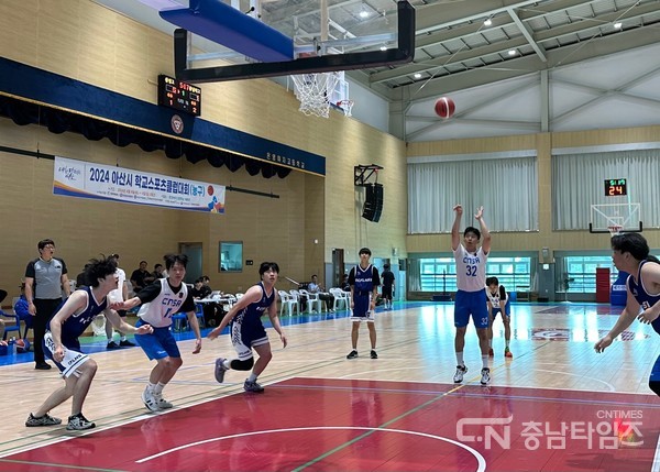 2024년 아산시 학교스포츠클럽대회 농구 경기. 사진=아산시체육회